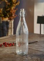 IKEA - KORKEN Bottle with stopper, clear glass - Image 3