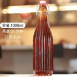 IKEA - KORKEN Bottle with stopper, clear glass - Image 2