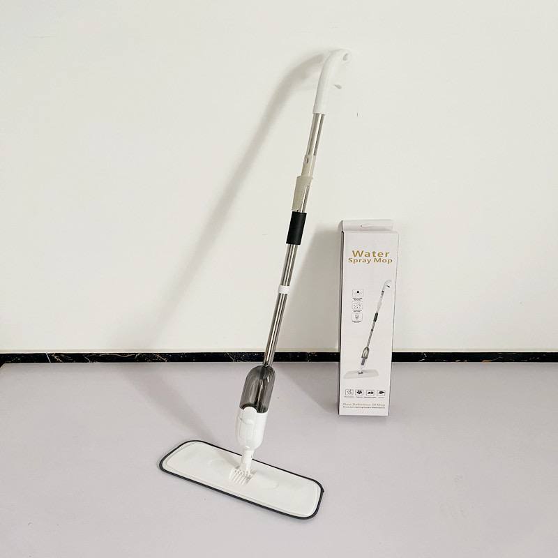 photo_6017111743198773823_x Lokem Microfibre Mop Spray with Tank and 2 Reusable Pads, 360° Rotating Mop for All Types of Floors, White - Image 1