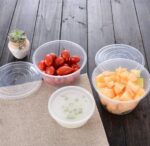 Plastic Small Round Box, Set Of 3 Pieces