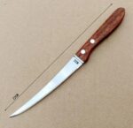 Stainless Steel Knife with Wooden Hand - Image 3