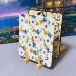 Porcelain Square Plate, Decorative Holiday Dinnerware - Image 2