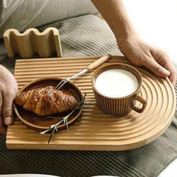 Coaster Tray Bamboo Wood 32 * 16cm L