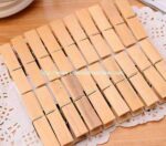 Other Wooden clothespin set, 20 pieces - beige - Image 2