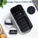 304 Stainless Spoon Tray - 4 Compartments" Enjoy Organizing Your Kitchen Easily and Elegant Style with Unique 4 Compartment Spoon Drainer, |by Generic - Image 5