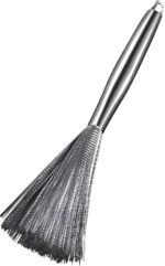 tainless Steel Dishwasher Brush with Long Handle - Hard Stainless Steel Filter Brush with Extended Handle for Strong, Comfortable Dishes and Cleaning Conditions (1 pcs)