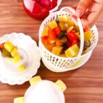 Pickle jar with strainer (plastic pickle storage container with filter), 2.2L, Przman Valencia – the perfect solution for enjoying pickles transparently on food with ease - Image 2