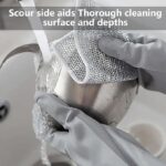 New & Fashionable: Innovative Top Quality Gloves (Gloves) - Stainless Steel Wire with 2 Layers Padded Nylon WaterProof with Protective Soft Bristles. - Generic - Image 3