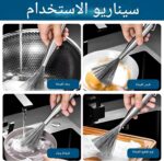 New & Fashionable: Innovative Top Quality Gloves (Gloves) - Stainless Steel Wire with 2 Layers Padded Nylon WaterProof with Protective Soft Bristles. - Generic - Image 2