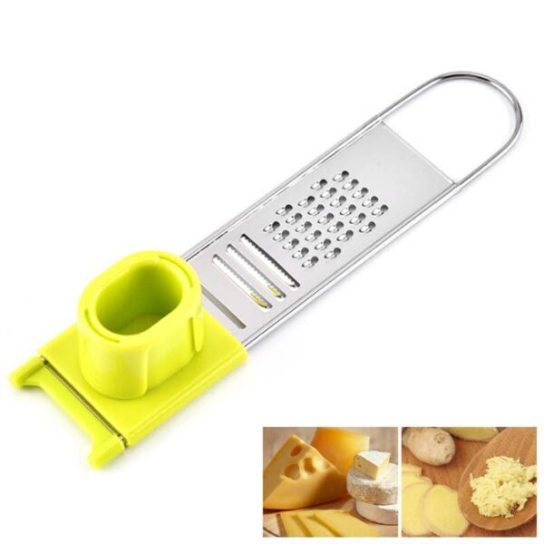MySouqEg Store Simple Garlic Grinder Garlic Mud Artifact Stainless Garlic Grater Multi-Function Garlic Press Household Small Kitchen Utensils