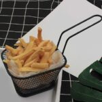 Black Stainless Steel Deep Fryer Basket, French Fries Strainer, Chicken Potato Cooking Tool, Wire Mesh Serving - Image 3