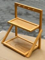 Mini Coffee Corner Wood – Stand 2 Doors for Organizing Coffee Tools and Display Modern Stylish Design - Image 2