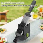 eat Slicer Manual Stainless Steel Food Cutter For Fresh Beef And Mutton 18 Pieces In One Cut Multifunctional Kitchen Tool For Home Cooking MLY-869 - Image 2