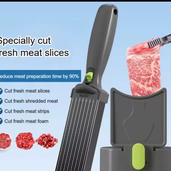 eat Slicer Manual Stainless Steel Food Cutter For Fresh Beef And Mutton 18 Pieces In One Cut Multifunctional Kitchen Tool For Home Cooking MLY-869