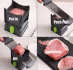 eat Slicer Manual Stainless Steel Food Cutter For Fresh Beef And Mutton 18 Pieces In One Cut Multifunctional Kitchen Tool For Home Cooking MLY-869 - Image 4
