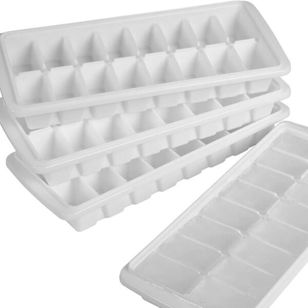 16-hole white ice cube tray