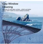 Crazyfly Multifunction Magic Broom, Foldable Silicone Mop Wiper, Green, Modern, 27x95cm, Wiper Broom, Squeegee - Image 4