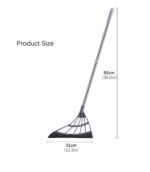 Crazyfly Multifunction Magic Broom, Foldable Silicone Mop Wiper, Green, Modern, 27x95cm, Wiper Broom, Squeegee