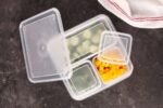 Generic Plastic Food Storage Container Set, 4-in-1, Clear, with Lids, for Refrigerator and Pantry Use - Image 3