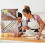 ⁦Classic Stainless Steel Rolling Pin, Smooth Non Stick, Professional Dough Roller, Suitable for Baking, Pastry, Cookies, Pizza Dough, Pasta⁩ - الصورة ⁦3⁩