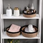 ⁦Natural Wicker Storage Basket⁩ - الصورة ⁦4⁩