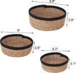 ⁦Natural Wicker Storage Basket⁩ - الصورة ⁦2⁩