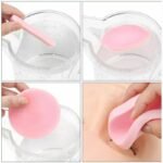Multicolor Silicone Facial Cleaning Wash Puff Sponge Stick Face Cleansing Pad Sponge For Face Cleaning (Package Content 12 pcs) - Image 2