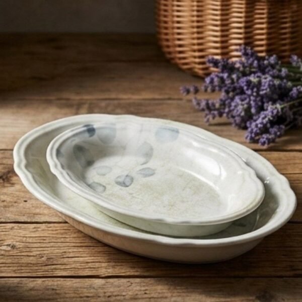 SERVIS Porcelain Oval White Small