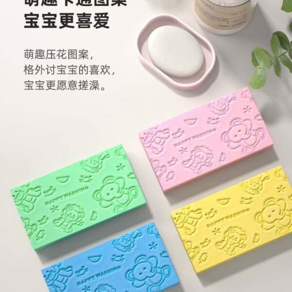 Exfoliating Bath Sponge, Spa Scrub Exfoliating, Bath Body Shower Sponge, Dead Skin Sponge Remover for Adult, Baby, Pregnant Women